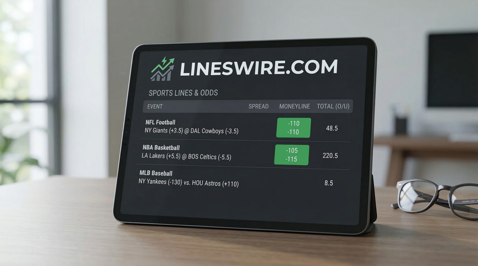 betting us lineswire.com